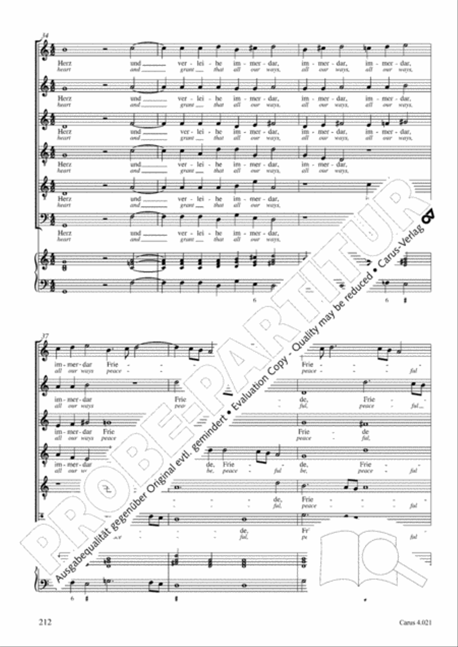 Schein: Israelsbrunnlein. Fontana d'Israel. Complete edition Choir scores gallery preview page 219