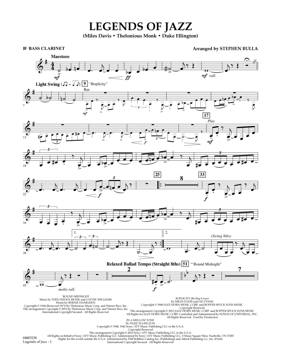 Bass clarinet best sale jazz