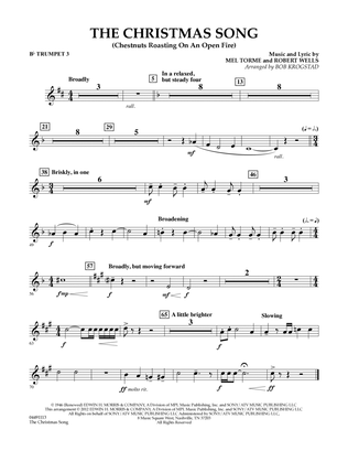 The Christmas Song (Chestnuts Roasting on an Open Fire) - Bb Trumpet 3