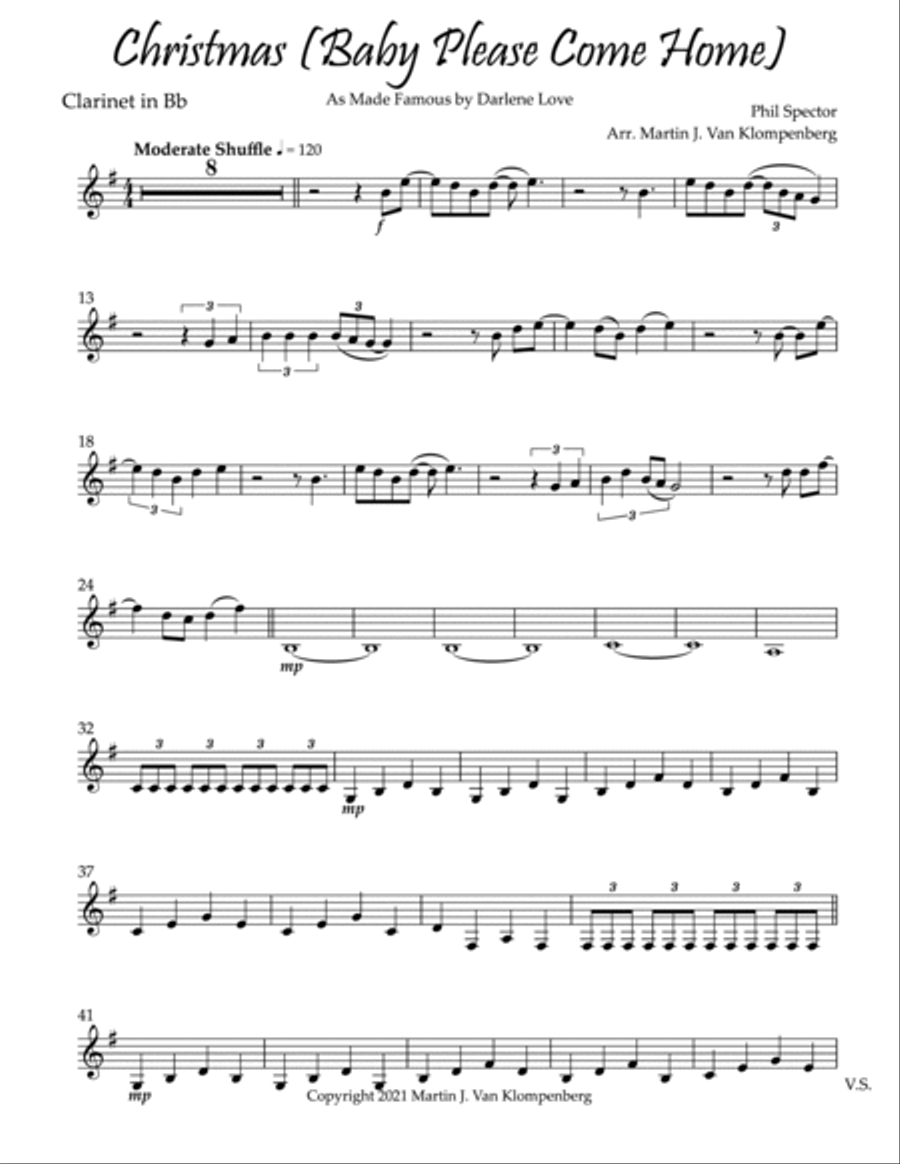 Christmas (baby Please Come Home) Woodwind Quintet scores gallery preview page 6