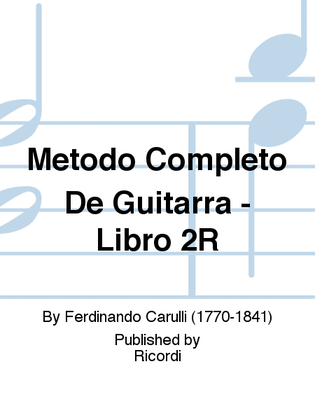 Book cover for Metodo Completo De Guitarra - Libro 2R