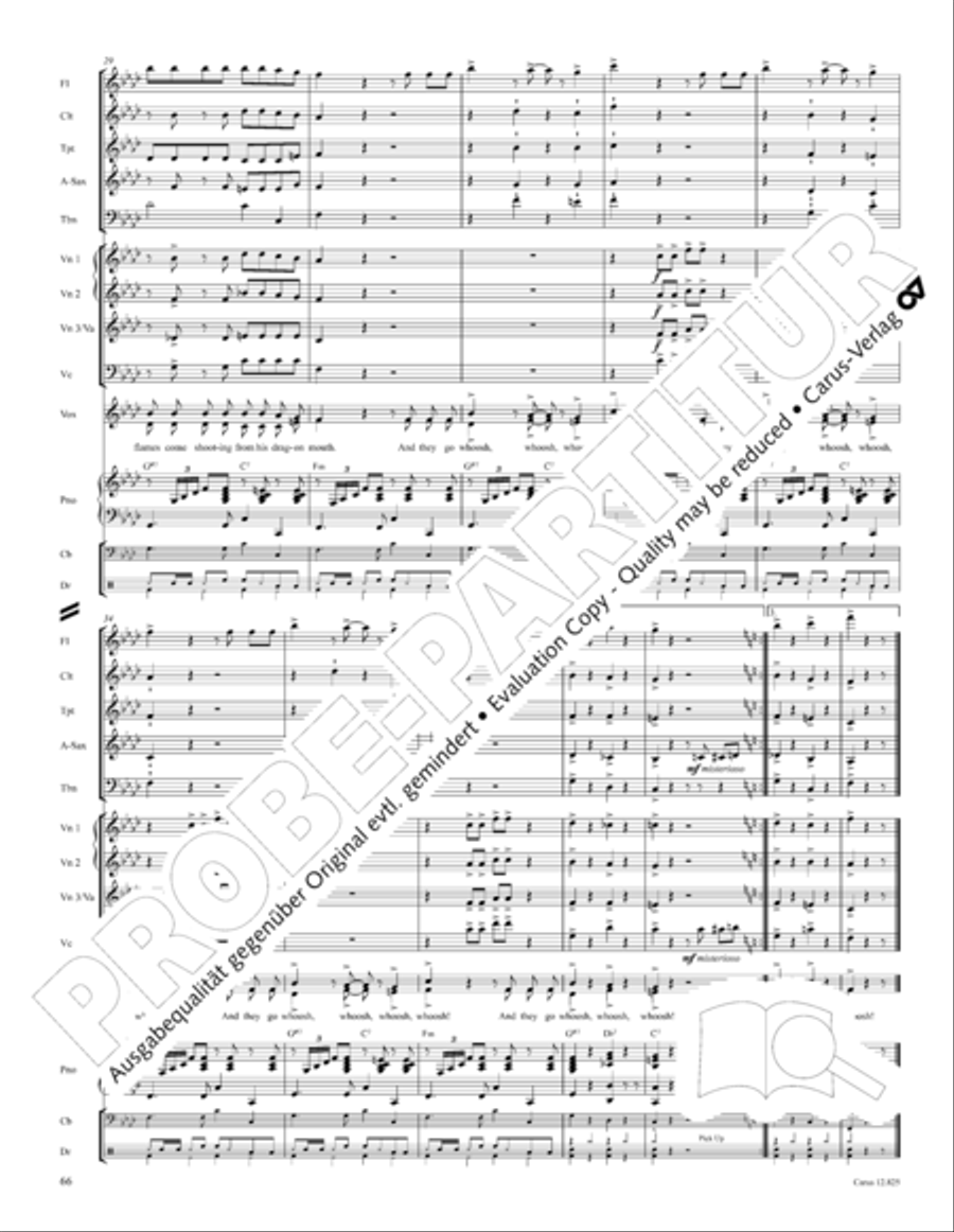 Circus Allegro Circus Allegro Choir scores gallery preview page 67