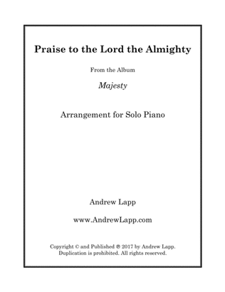 Praise to the Lord the Almighty - Solo Piano