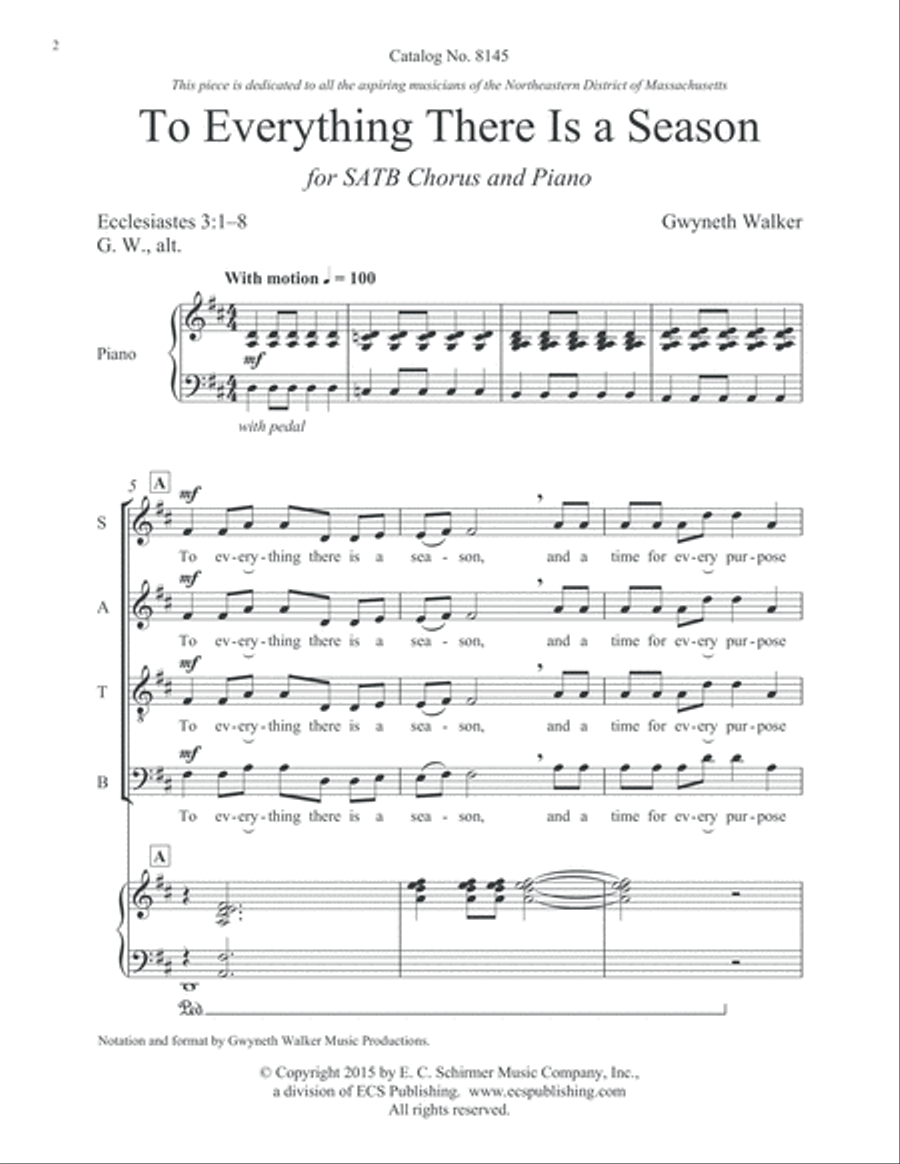 To Everything There Is a Season 4-Part scores gallery preview page 3