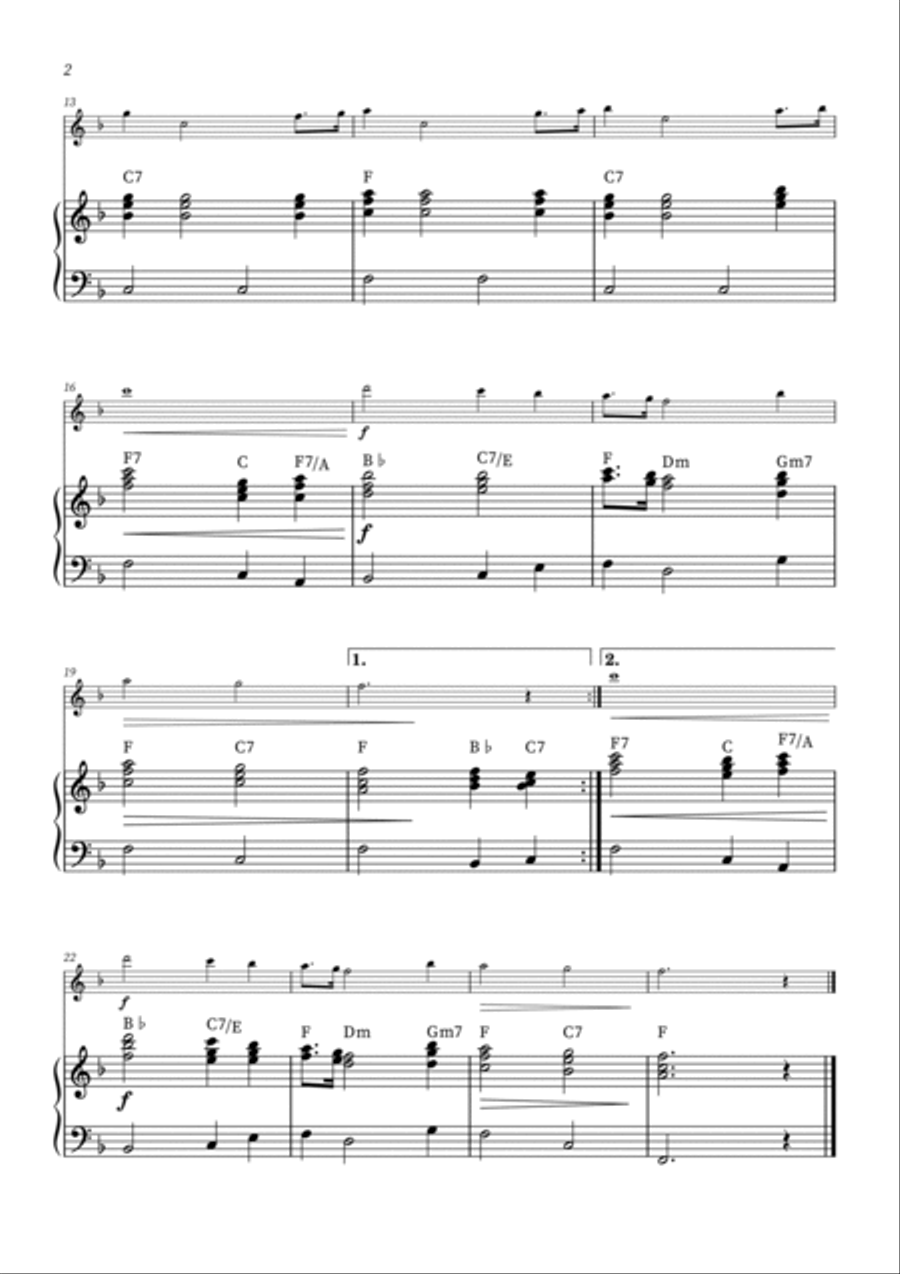God Bless America ® Alto Recorder scores gallery preview page 2