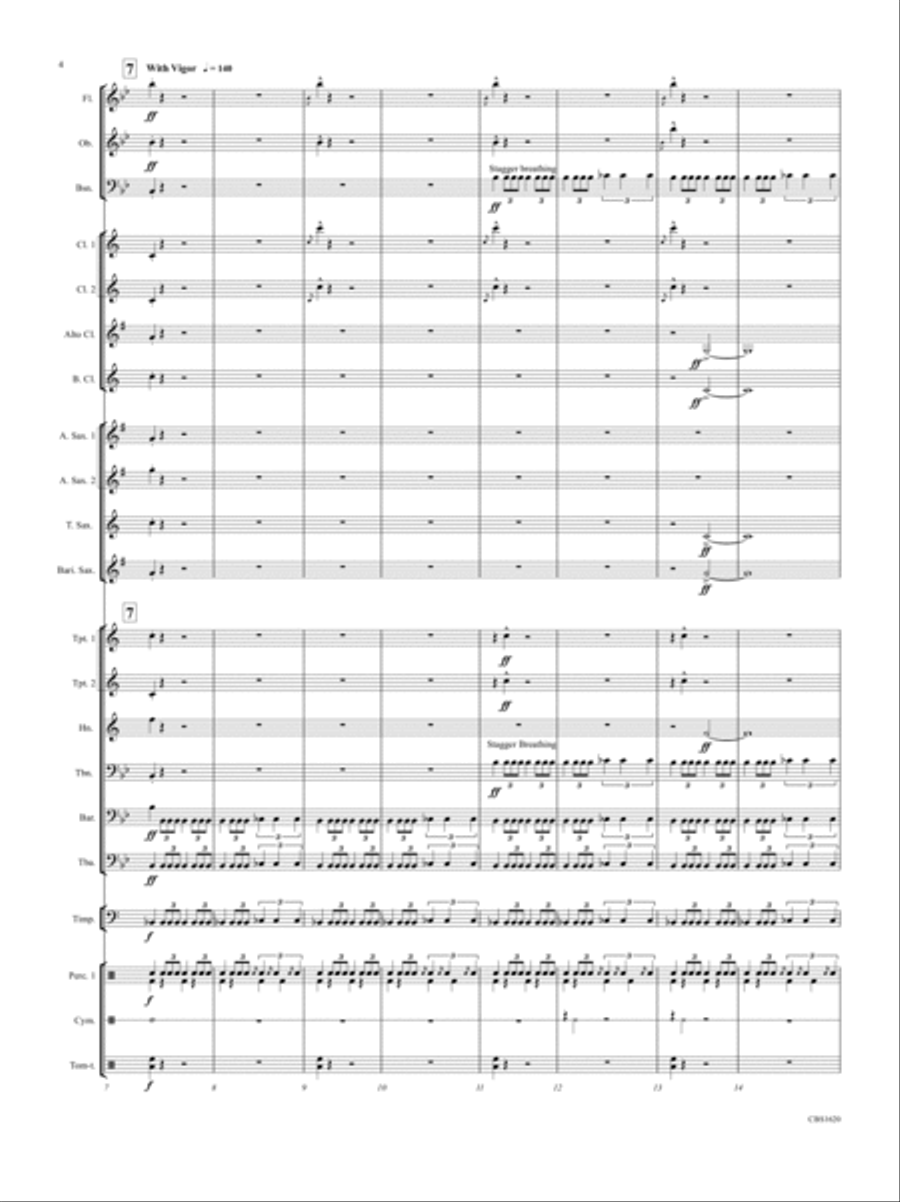 SPQR (Senatus Populusque Romanus ) Concert Band scores gallery preview page 4