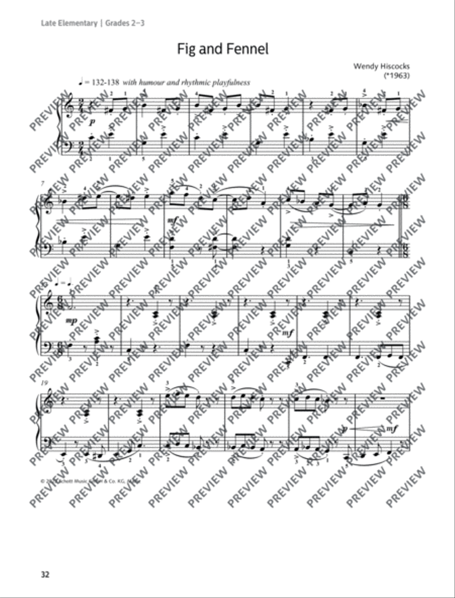 Fig and Fennel Piano Solo scores gallery preview page 2