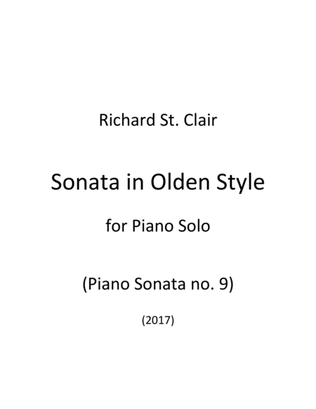 Sonata in Olden Style for Solo Piano (Piano Sonata no. 9)