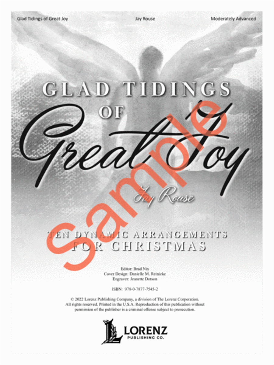 Glad Tidings of Great Joy Piano Solo scores gallery preview page 2