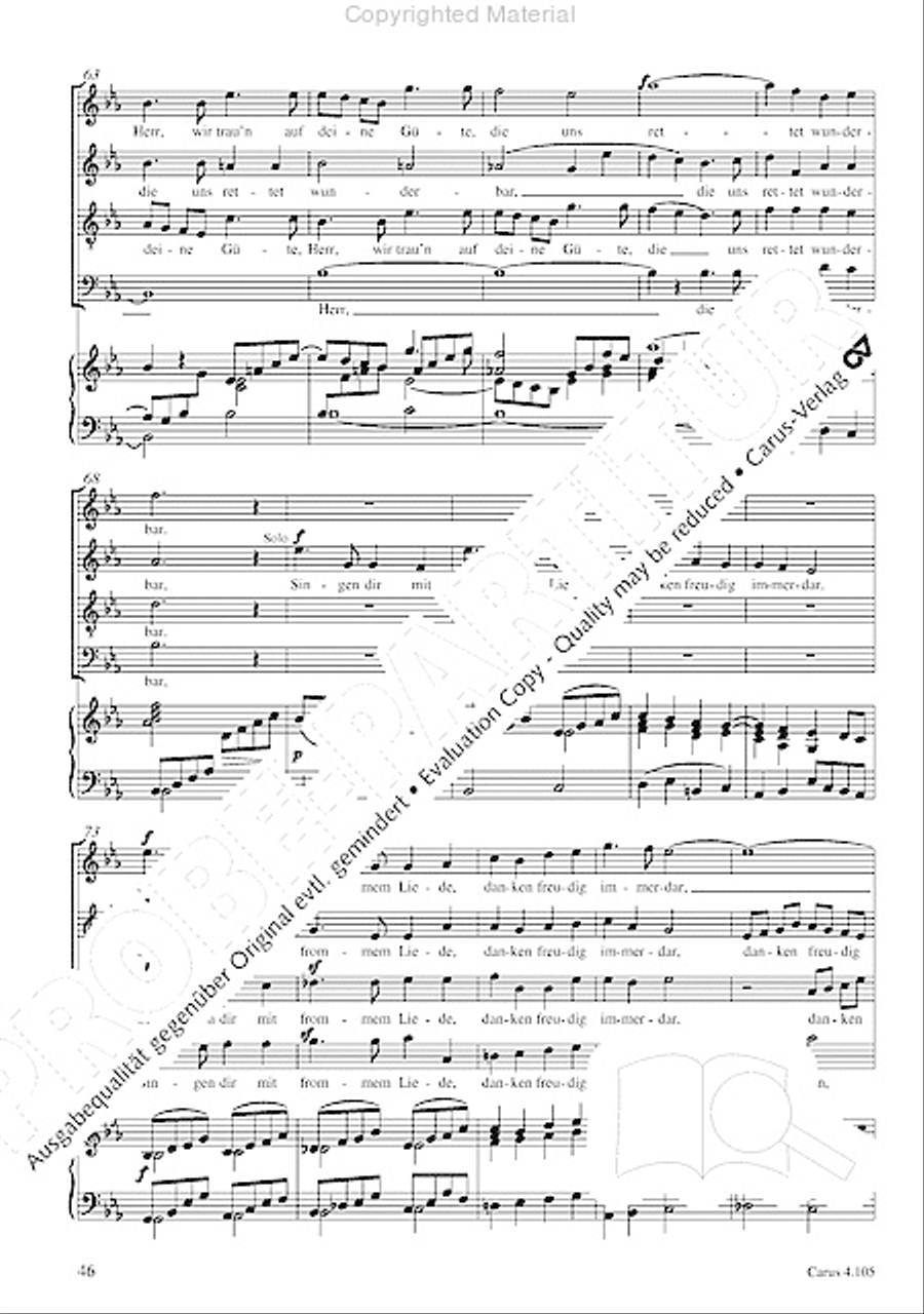 Choral collection Mendelssohn - editionchor Choir scores gallery preview page 47