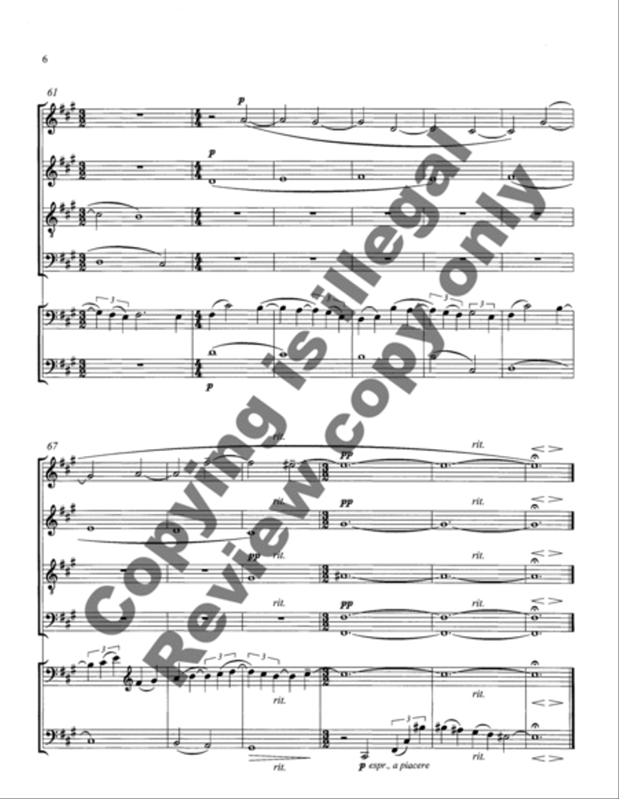 Silent Night-A Christmas Collection: God Rest Ye / Emmanuel 4-Part scores gallery preview page 8
