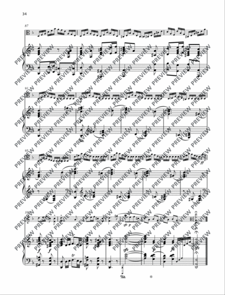 Fairy-Tale Picture No. 3 Piano Accompaniment scores gallery preview page 7