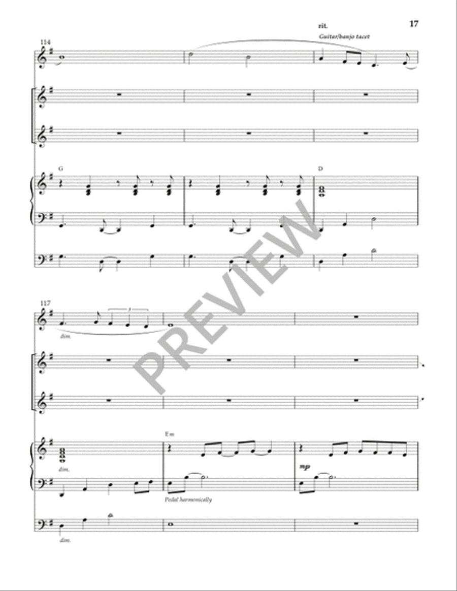 Shady Grove (Full Score and Parts) SSA scores gallery preview page 18