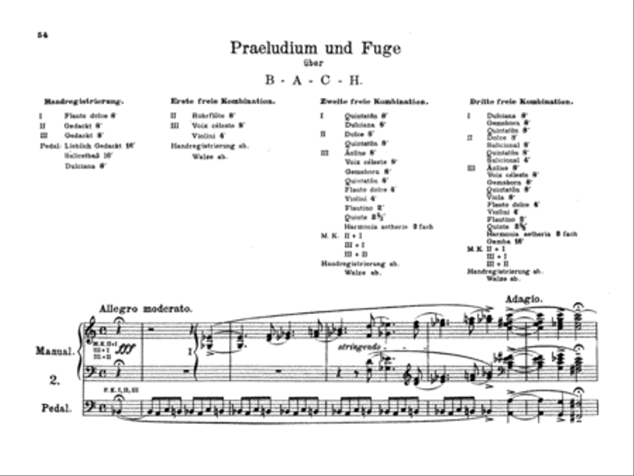 Liszt: Organ Works, Volume II Organ scores gallery preview page 1