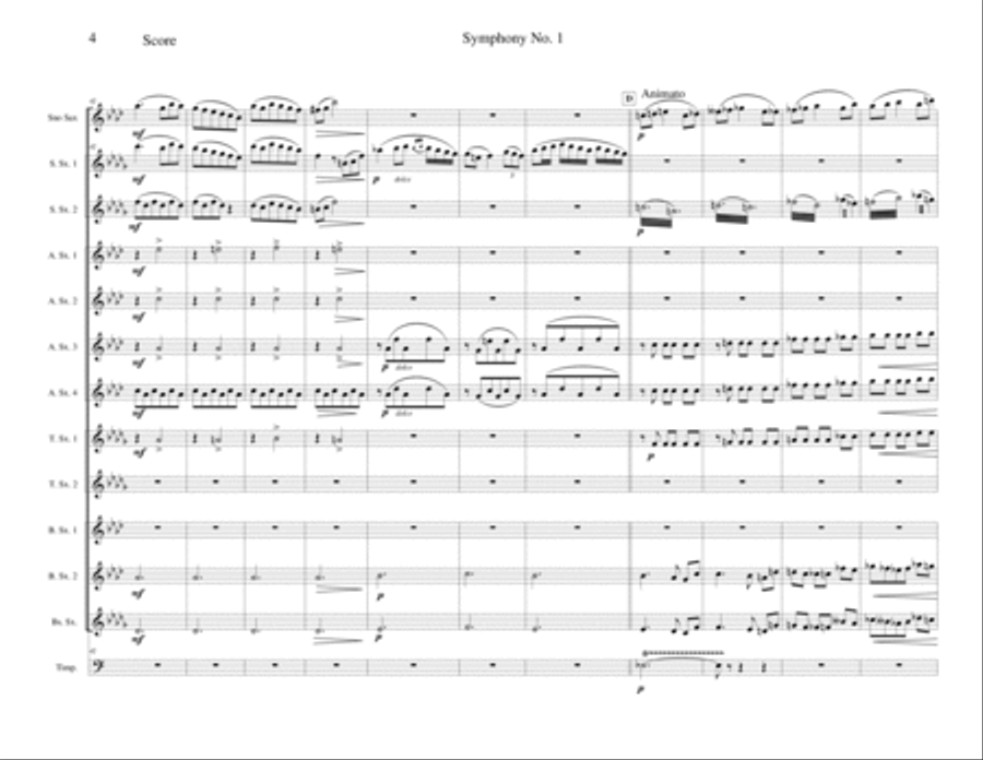 Mvt II - Andante from Symphony No. 1 image number null