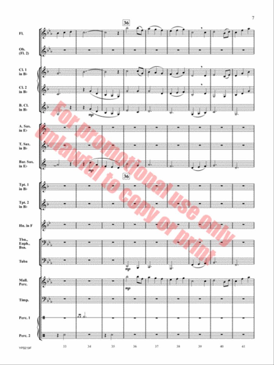 Trek to the Summit Concert Band scores gallery preview page 8