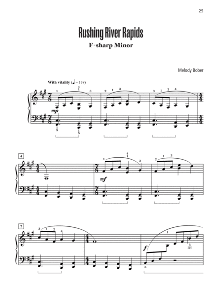 In All Keys -- Sharp Keys, Book 1 Piano Solo scores gallery preview page 5