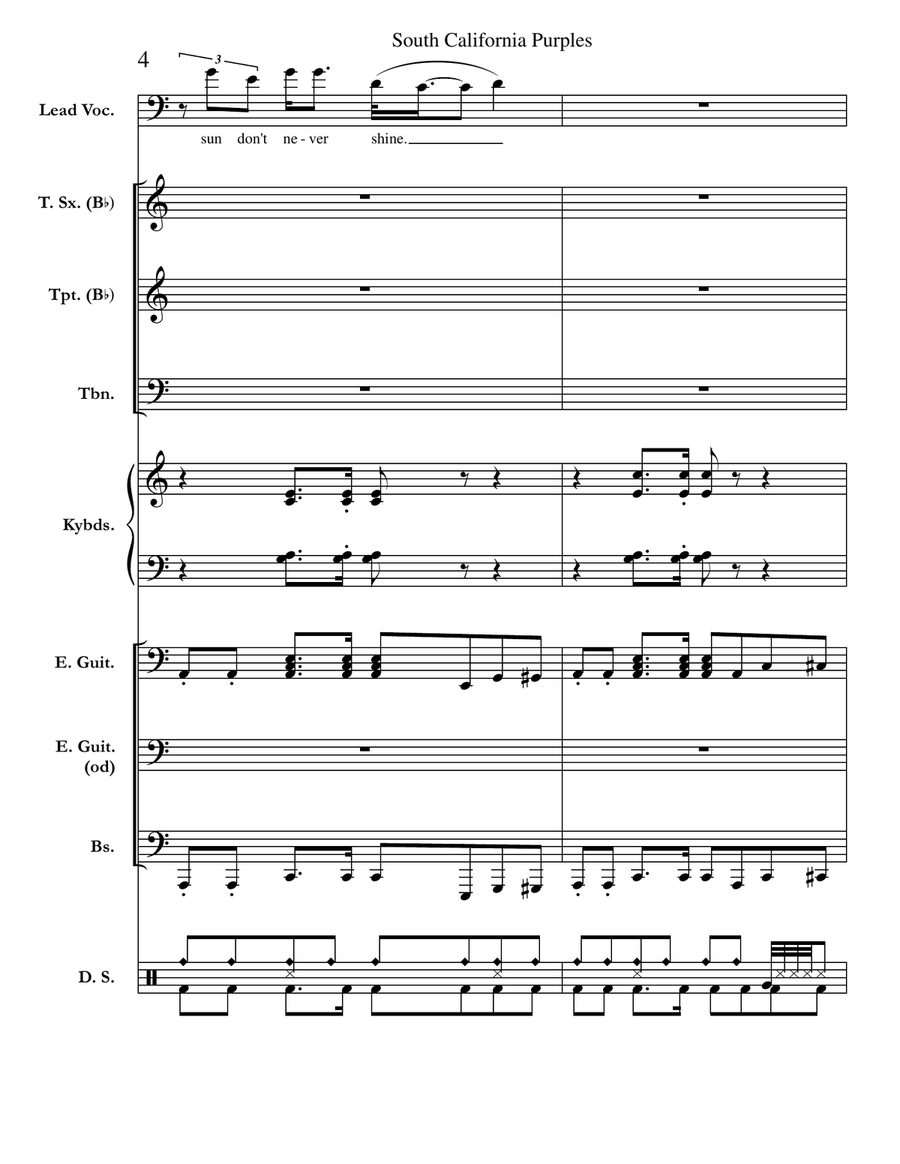 South California Purples Small Ensemble scores gallery preview page 4