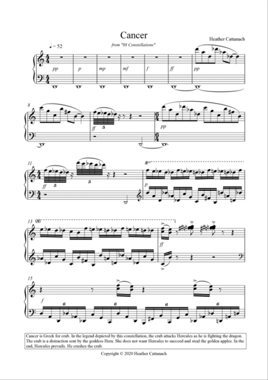 Cancer Piano Method scores gallery preview page 2