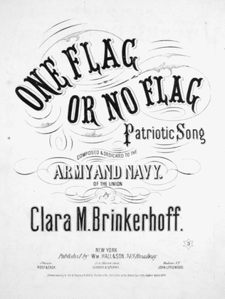 One Flag or No Flag. Patriotic Song