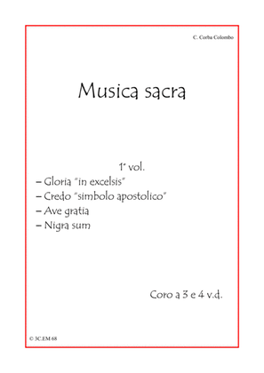 Musica sacra 1° vol.