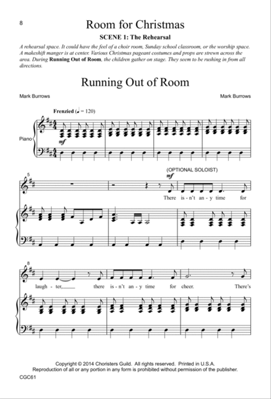 Room For Christmas Accompaniment Recording Unison Choir scores gallery preview page 4