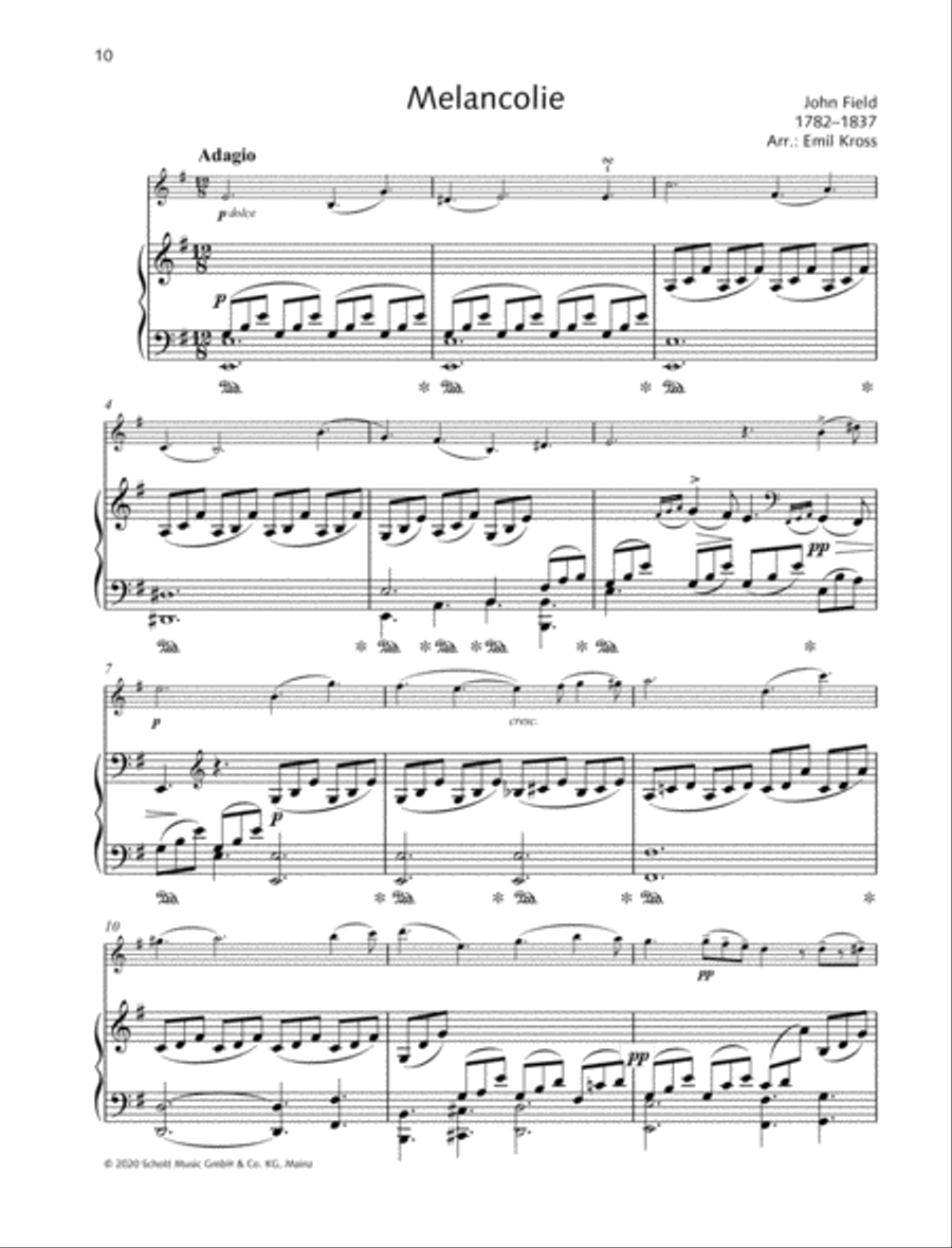 Melancolie Violin Solo scores gallery preview page 2