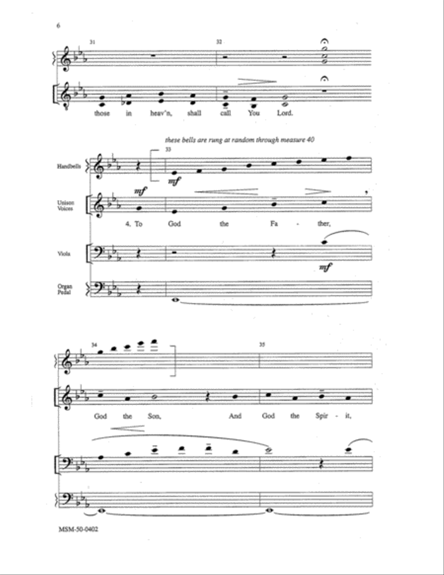 Creator of the Stars of Night Unison Choir scores gallery preview page 4