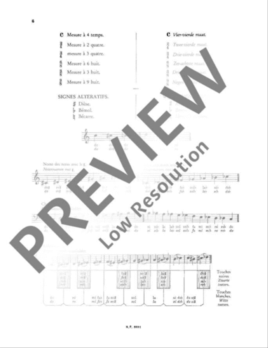 Méthode préparatoire de piano Piano Solo scores gallery preview page 7