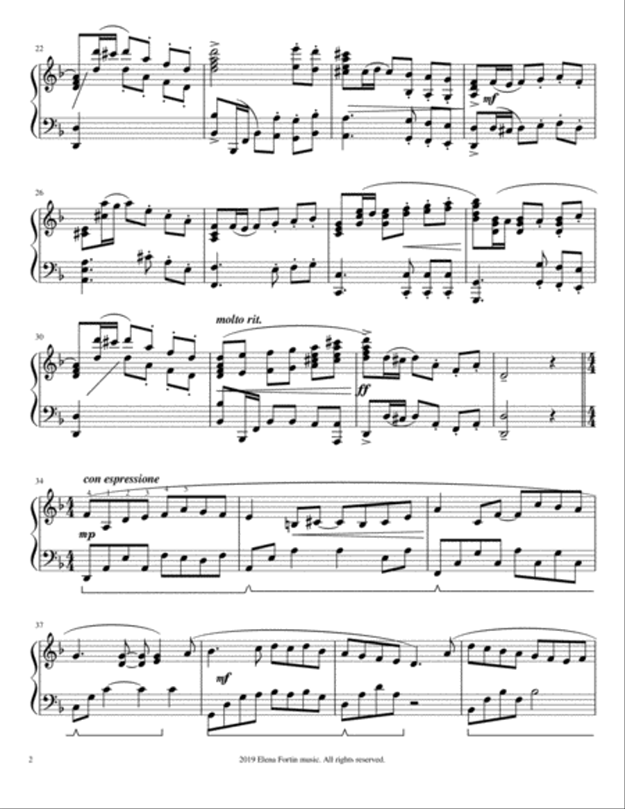 Four Variations on a Theme by Handel Piano Method scores gallery preview page 3