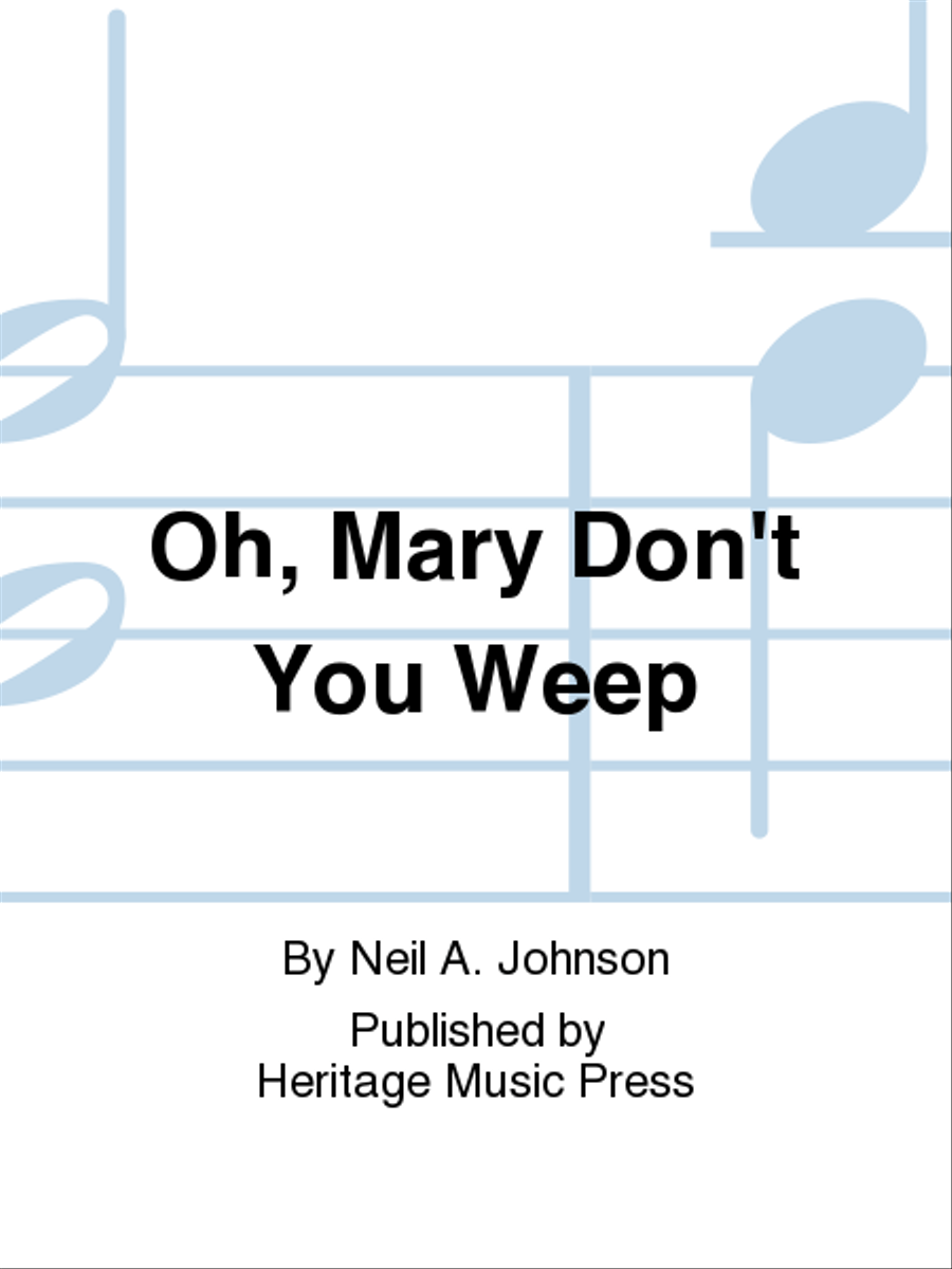 Oh, Mary Don't You Weep 3-Part scores gallery preview page 1