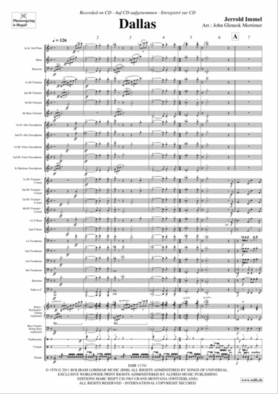 Dallas Concert Band scores gallery preview page 4