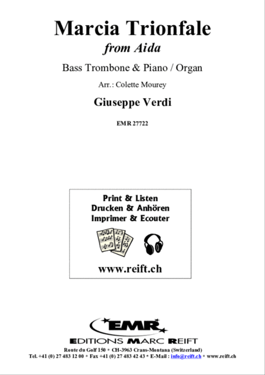 Marcia Trionfale Marcia Trionfale Trombone scores gallery preview page 2