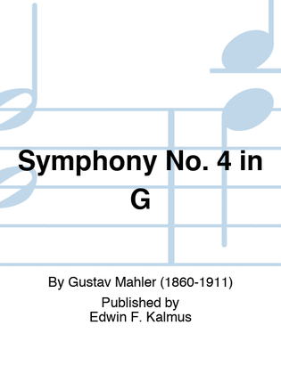 Book cover for Symphony No. 4 in G