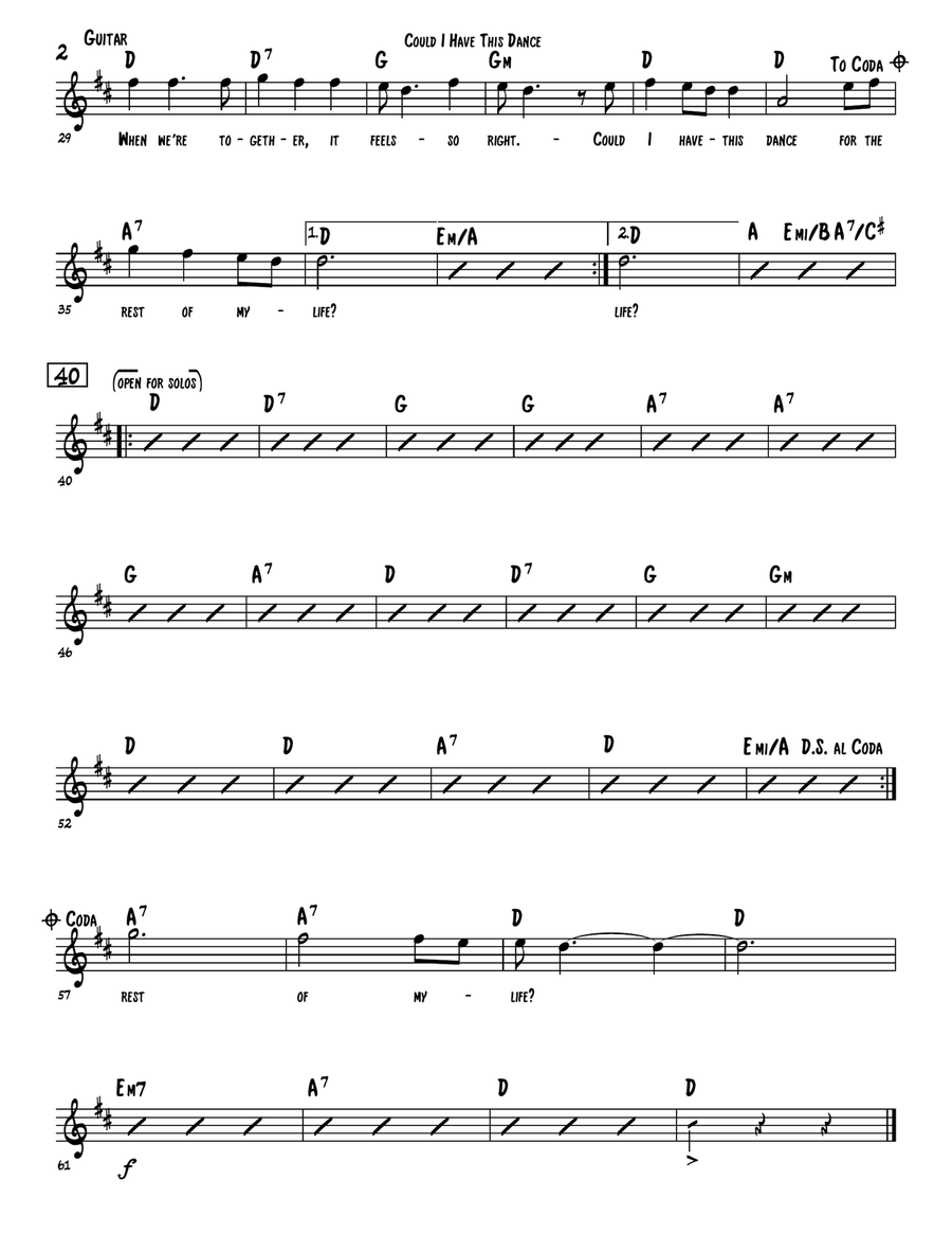 Could I Have This Dance Soprano Voice scores gallery preview page 6