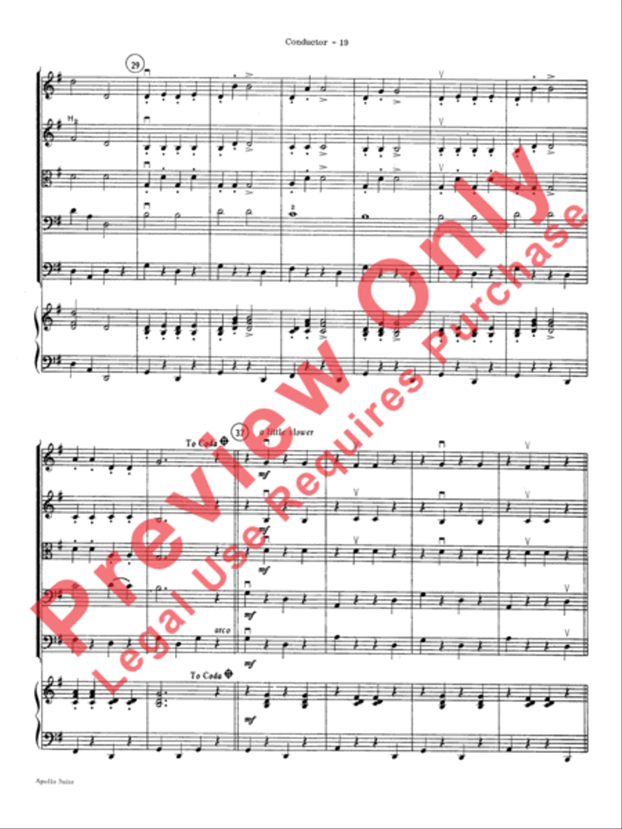 The Apollo Suite String Orchestra scores gallery preview page 22