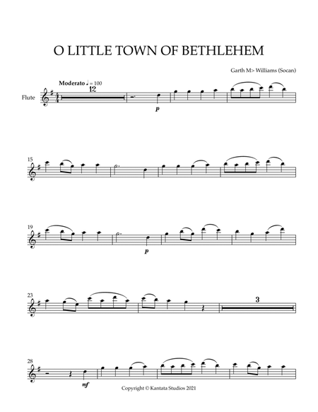 O LITTLE TOWN OF BETHLEHEM FOR FULL ORCHESTRA image number null