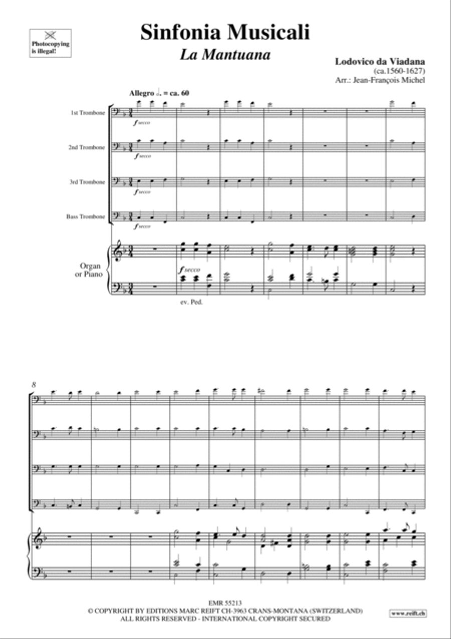 Sinfonia Musicali Trombone Quartet scores gallery preview page 3
