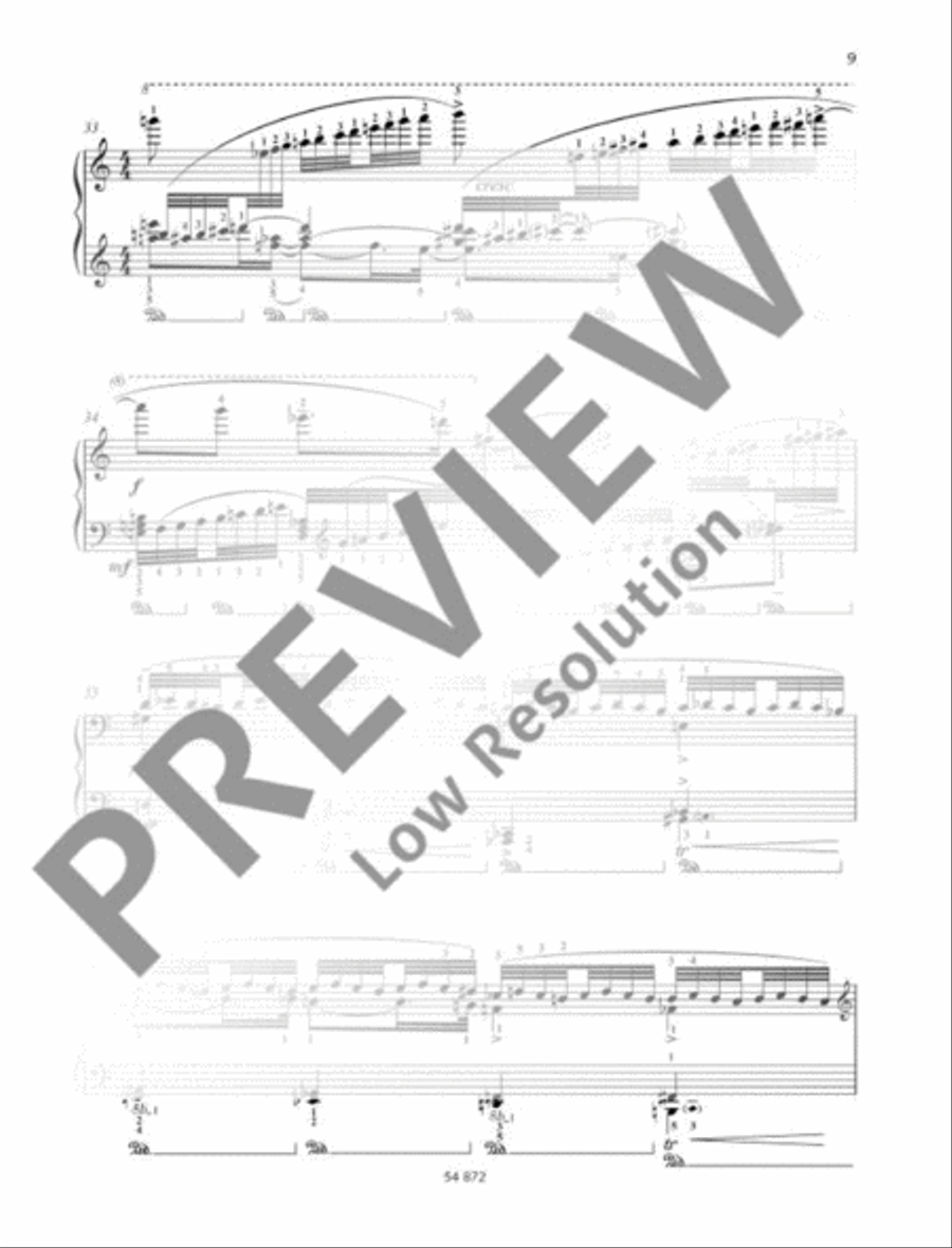 Étude Étude Piano Solo scores gallery preview page 10