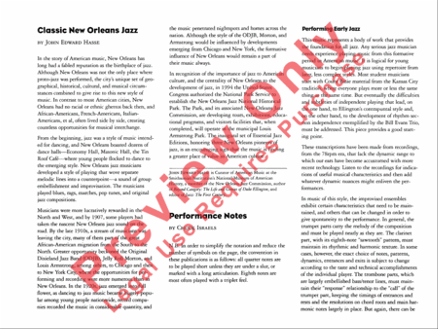 Black Bottom Stomp Black Bottom Stomp Jazz Ensemble scores gallery preview page 4