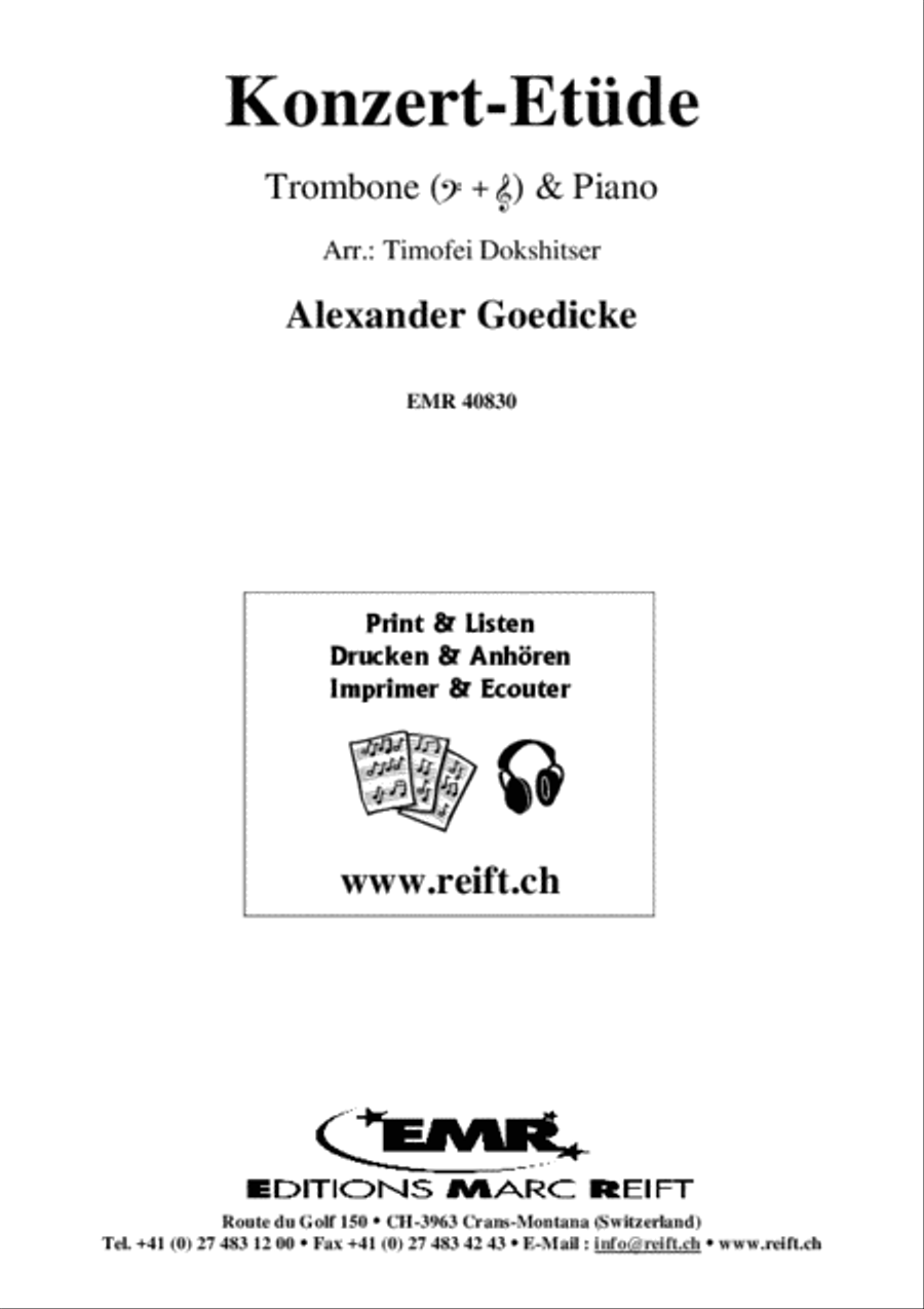 Konzert-Etude Konzert-Etude Piano Accompaniment scores gallery preview page 2