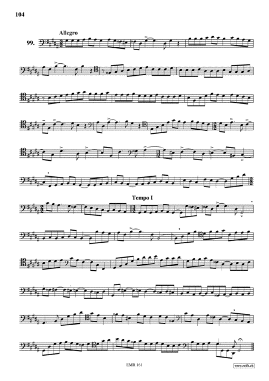 Studies in all Clefs Trombone Solo scores gallery preview page 47