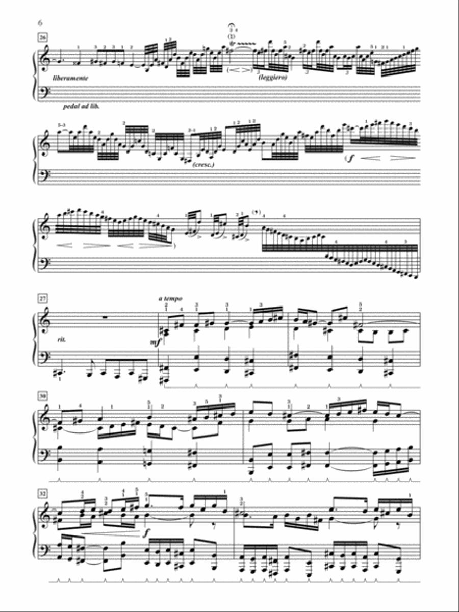 Ricercare and Toccata Piano Solo scores gallery preview page 4