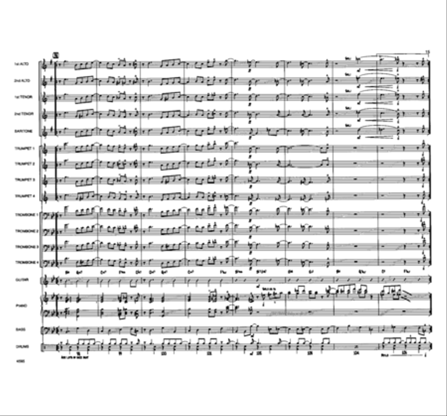 What Can I Tell You? Jazz Ensemble scores gallery preview page 14
