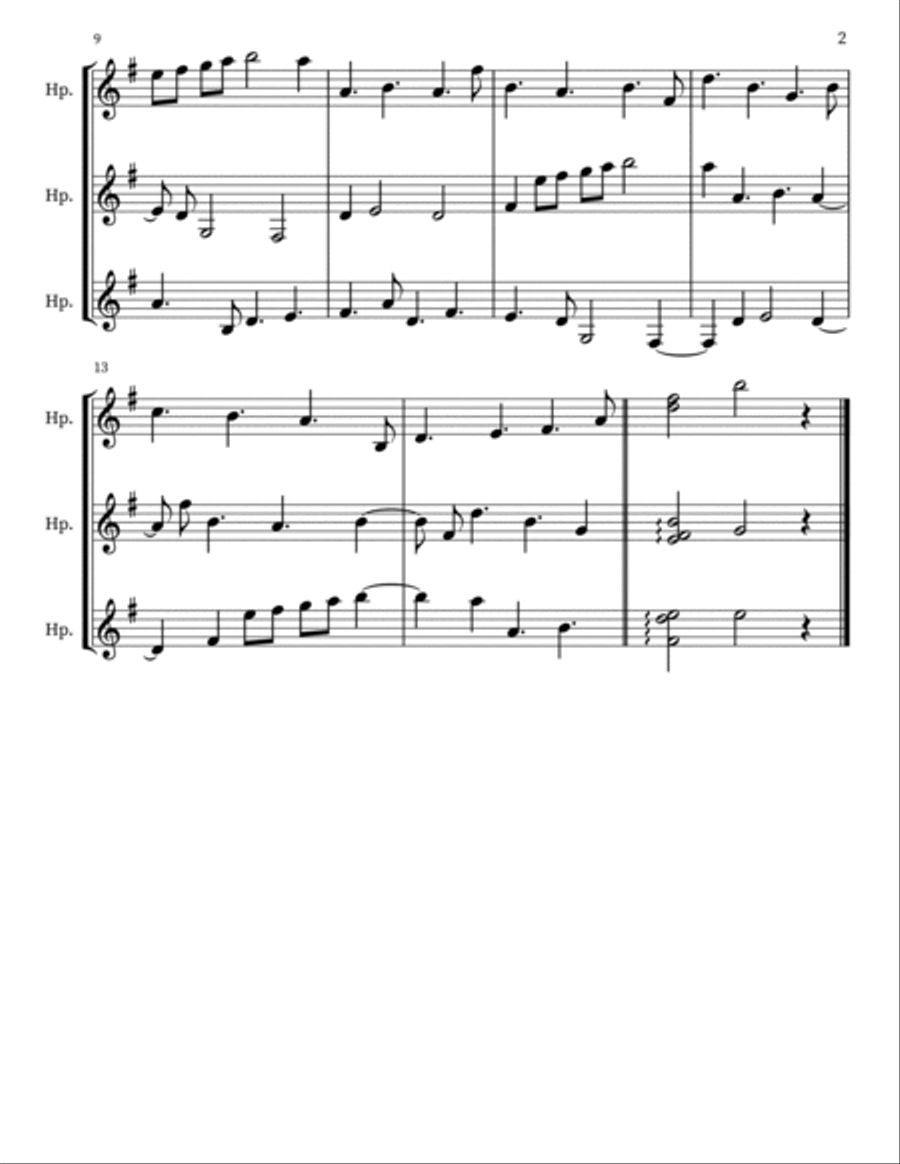 Z167 for 3 Harps Harmonica scores gallery preview page 2
