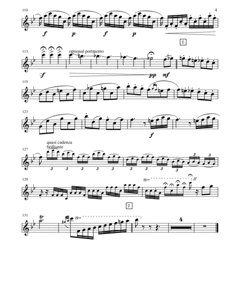 Olympia's Aria for Clarinet and Piano