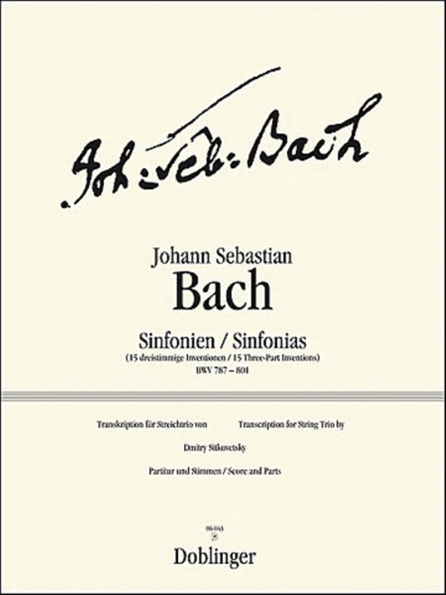 Sinfonien Sinfonien String Trio scores gallery preview page 1