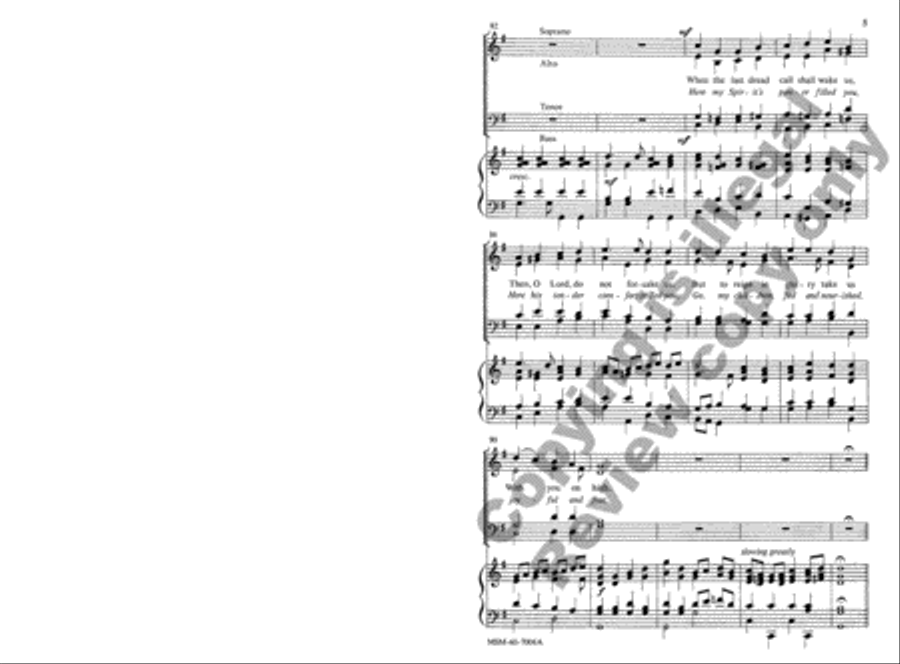 Go, My Children, with My Blessing God, Who Made the Earth and Heaven (Choral Score) 4-Part scores gallery preview page 5