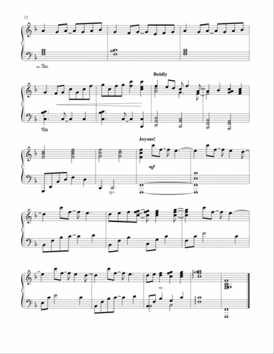 In Praise of Love Piano Solo scores gallery preview page 11