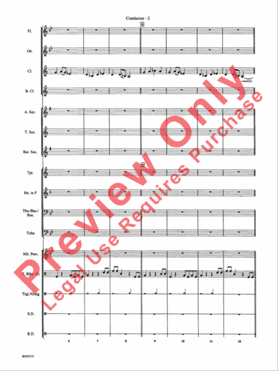 Sakura (Cherry Blossoms) Sakura (Cherry Blossoms) Concert Band scores gallery preview page 4
